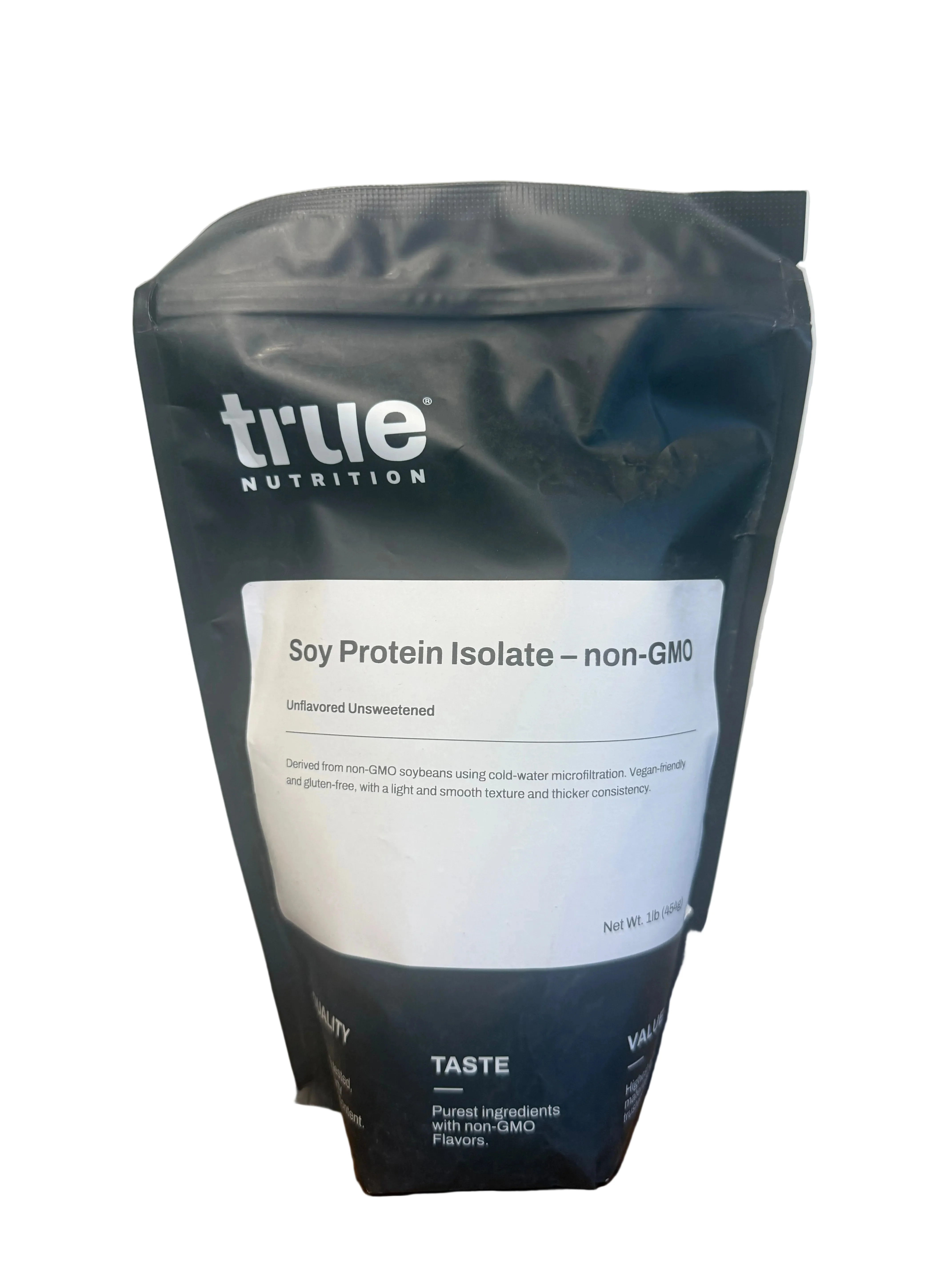 Soy Protein Isolate – non-GMO Unflavored Unsweetened 1lb
