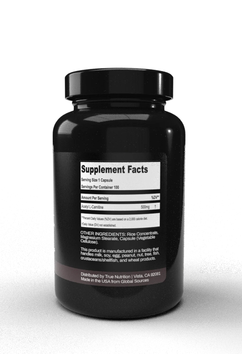 Acetyl L-Carnitine 500mg Capsules (100 Capsules) - Image 4