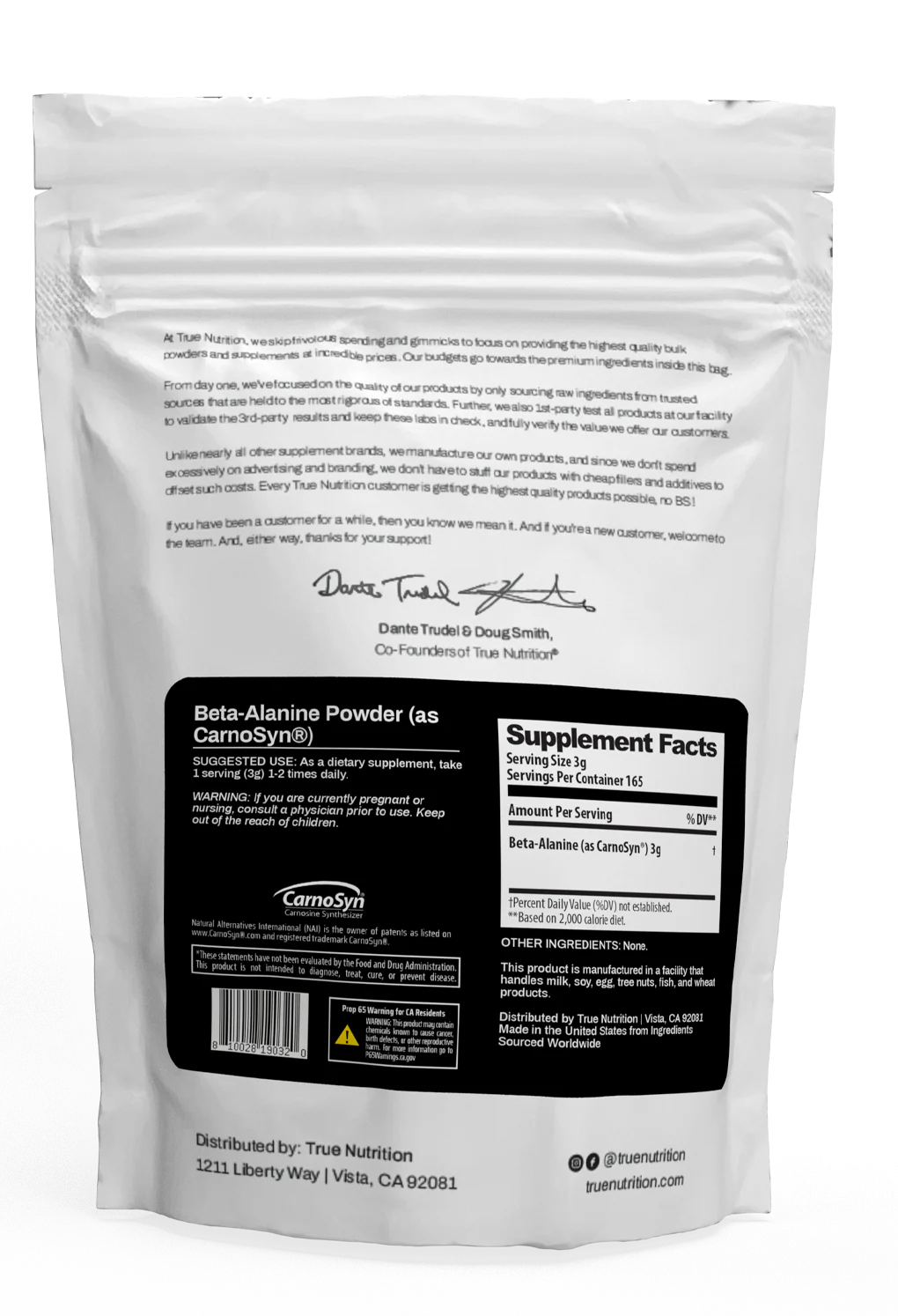 Beta-Alanine Powder (as CarnoSyn®) - Image 2