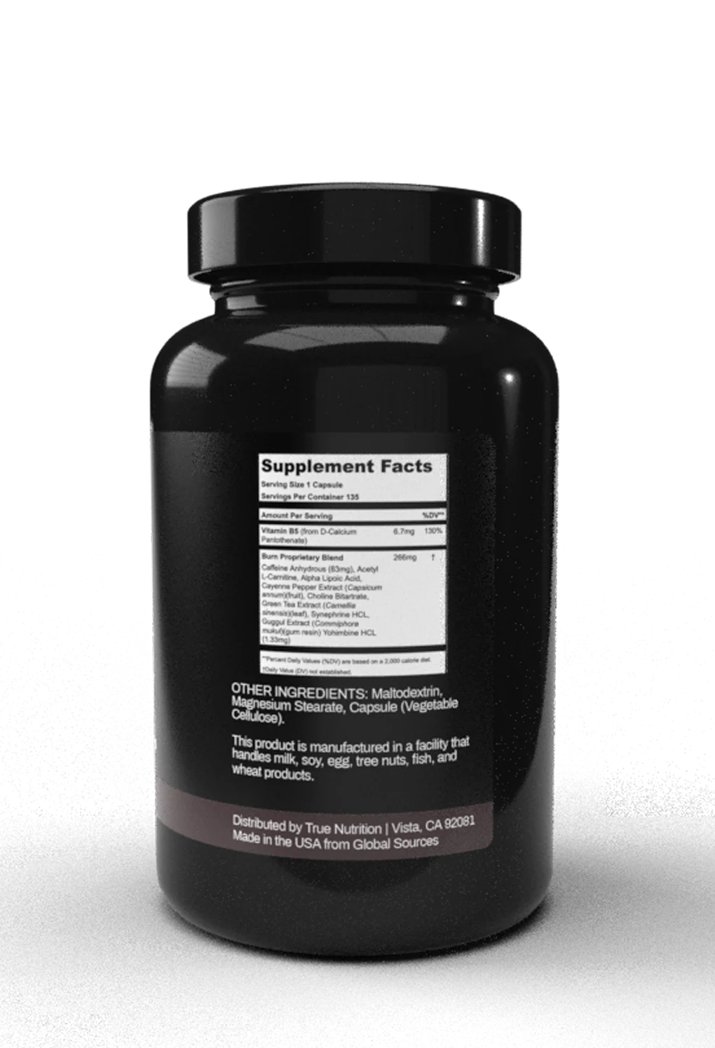 Burn Fat Burner Capsules (135 Capsules) - Image 3