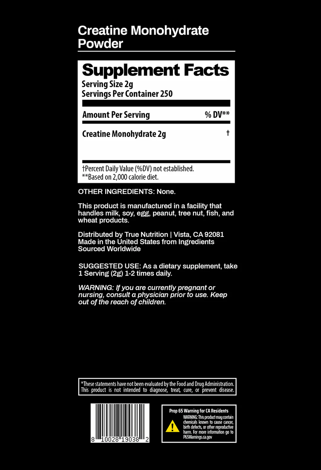 Creatine Monohydrate Powder - Image 5
