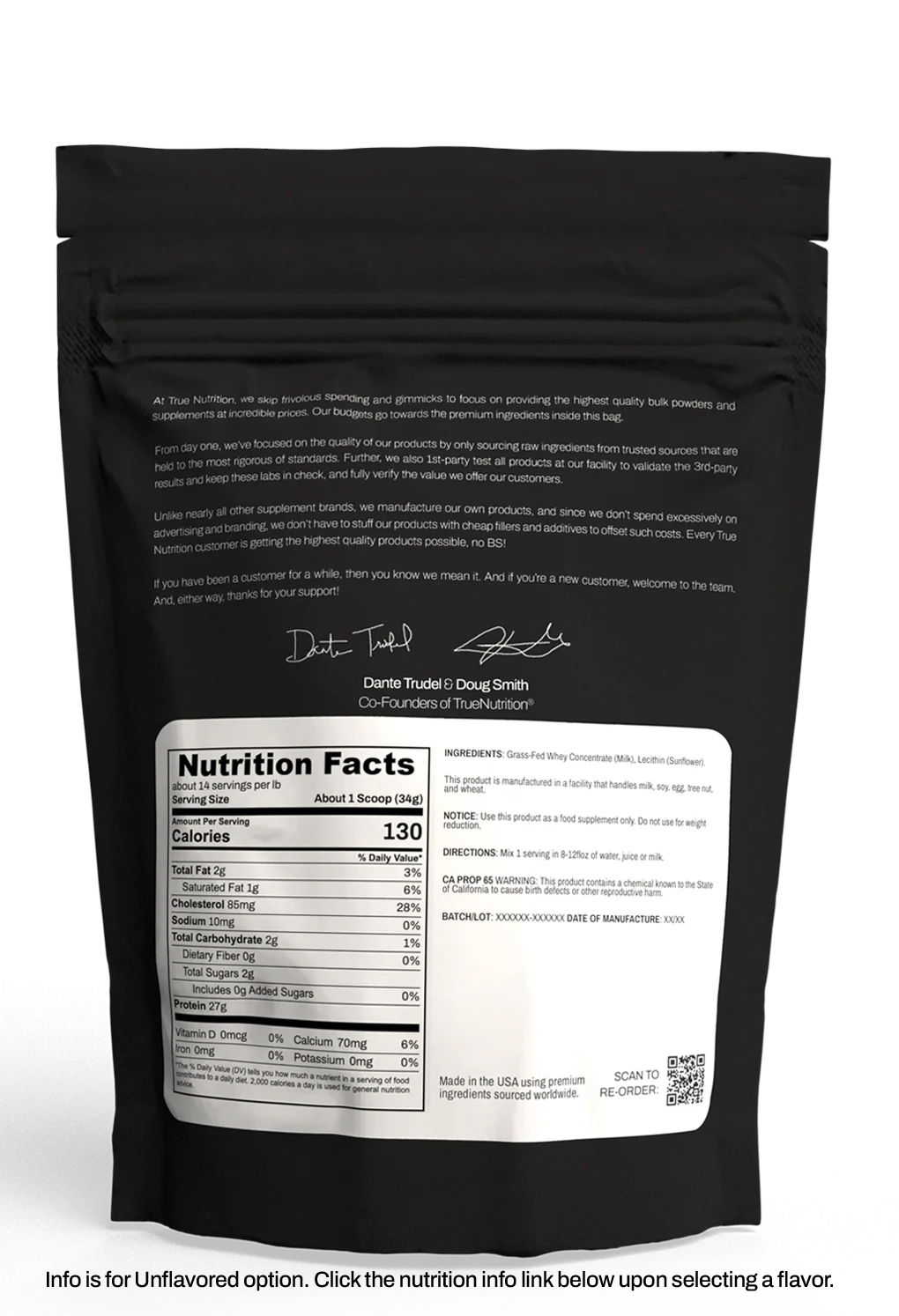Grass-Fed Whey Protein Concentrate (1lb.) - Image 2