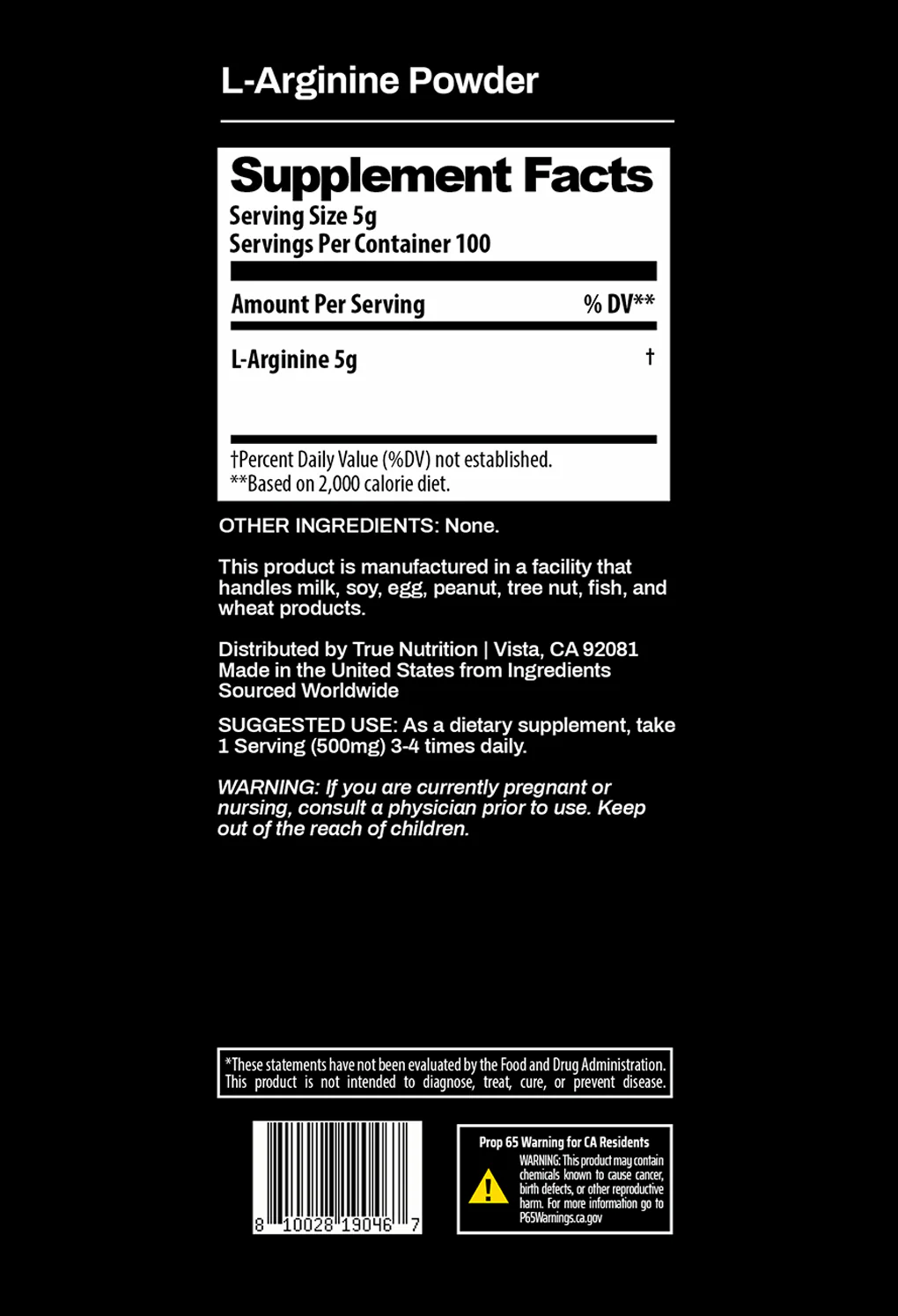 L-Arginine Powder - Image 3