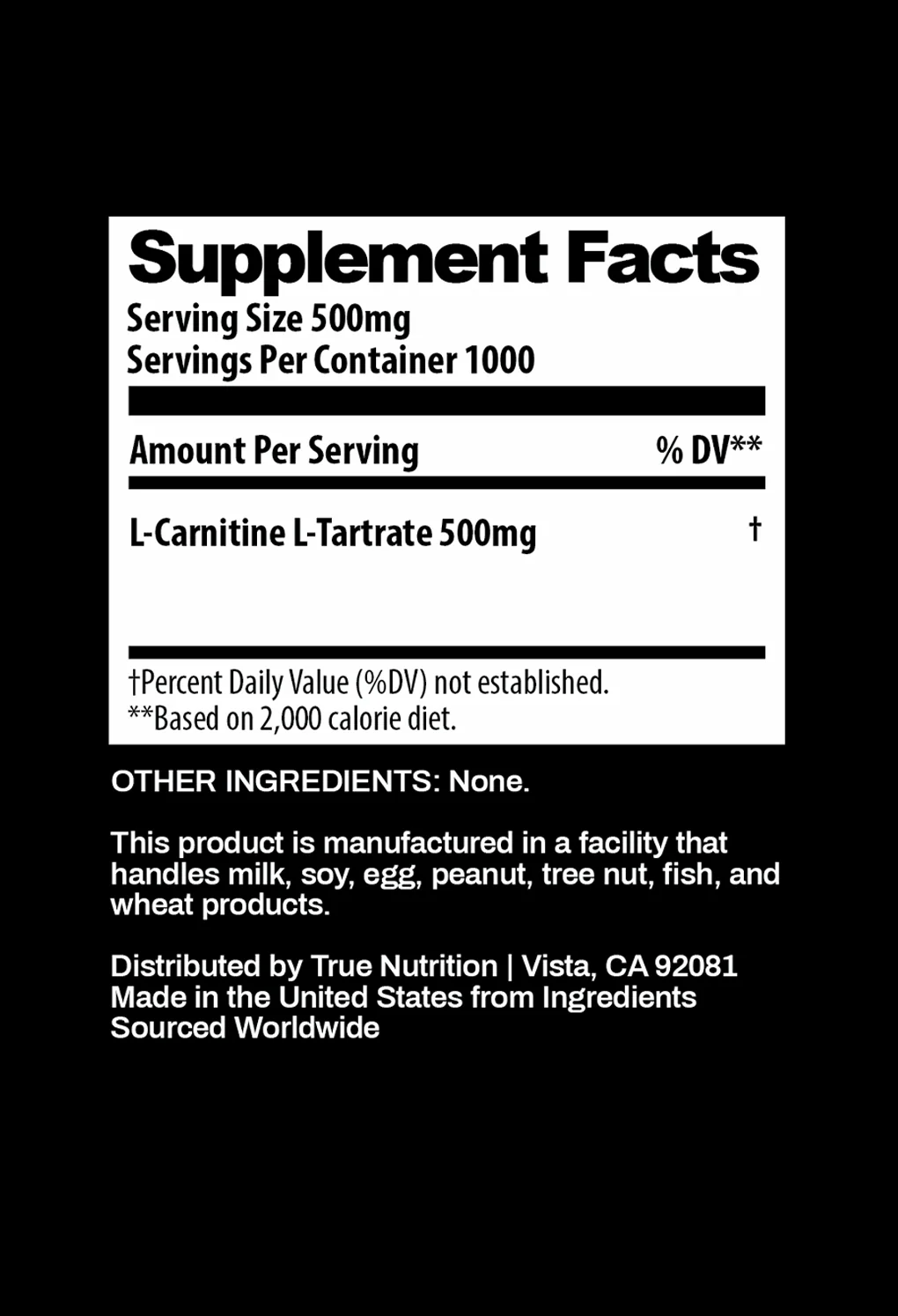 L-Carnitine L-Tartrate Powder - Image 3