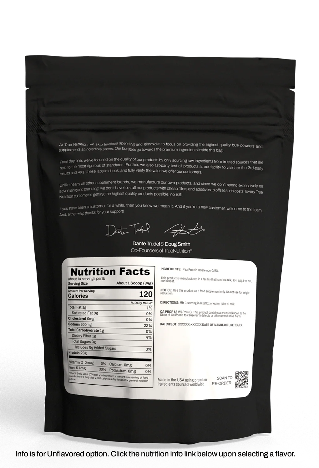 Pea Protein Isolate non-GMO (1lb.) - Image 2