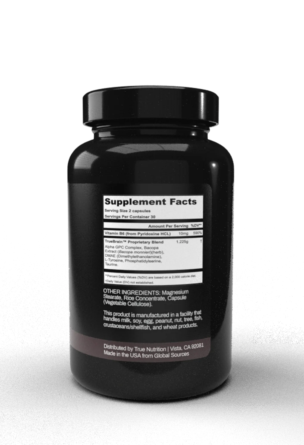 TrueBrain Nootropic Capsules (60 Capsules) - Image 4