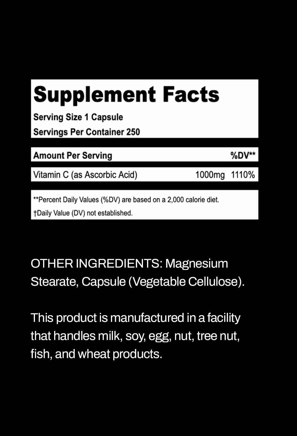 Vitamin C 1000mg Capsules (250 Capsules) - Image 6