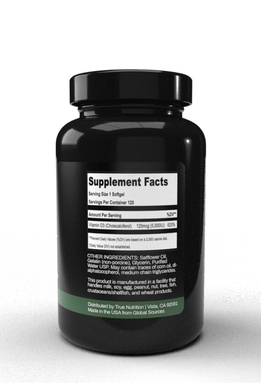 Vitamin D3 5000IU Softgels (120 Softgels) - Image 4