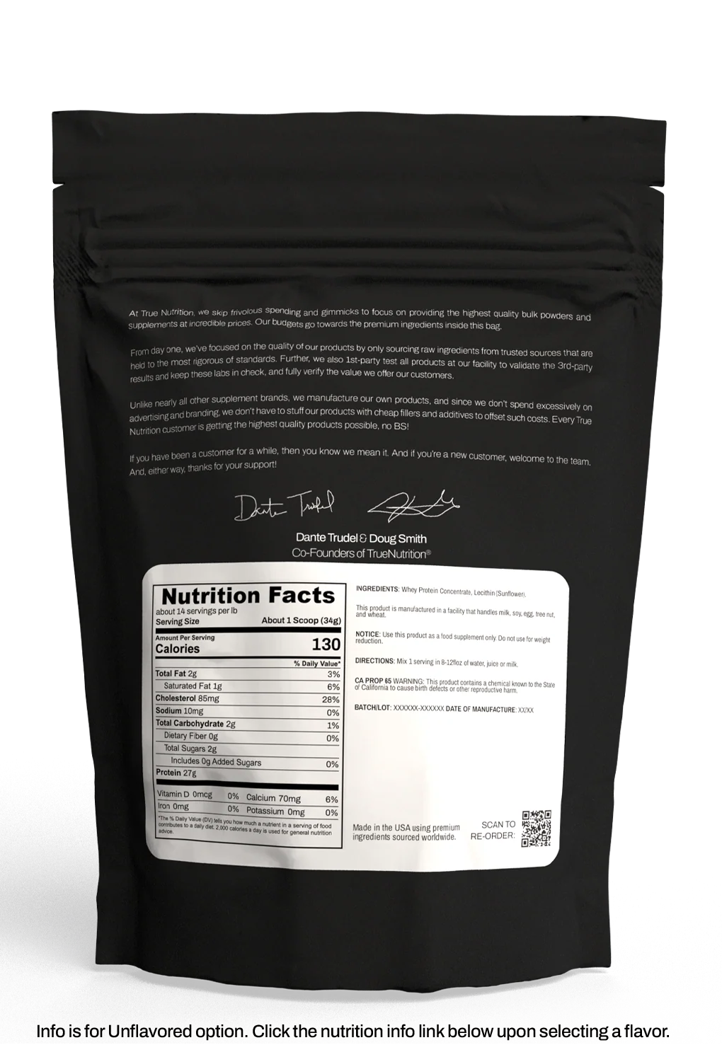 Whey Protein Concentrate (1lb.) - Image 2
