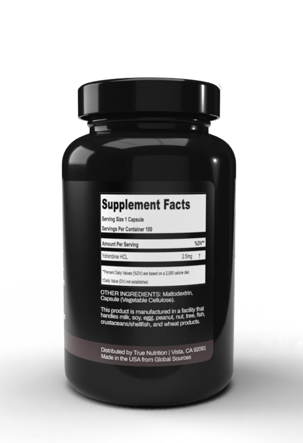 Yohimbine HCL 2.5mg Capsules (100 Capsules) - Image 3
